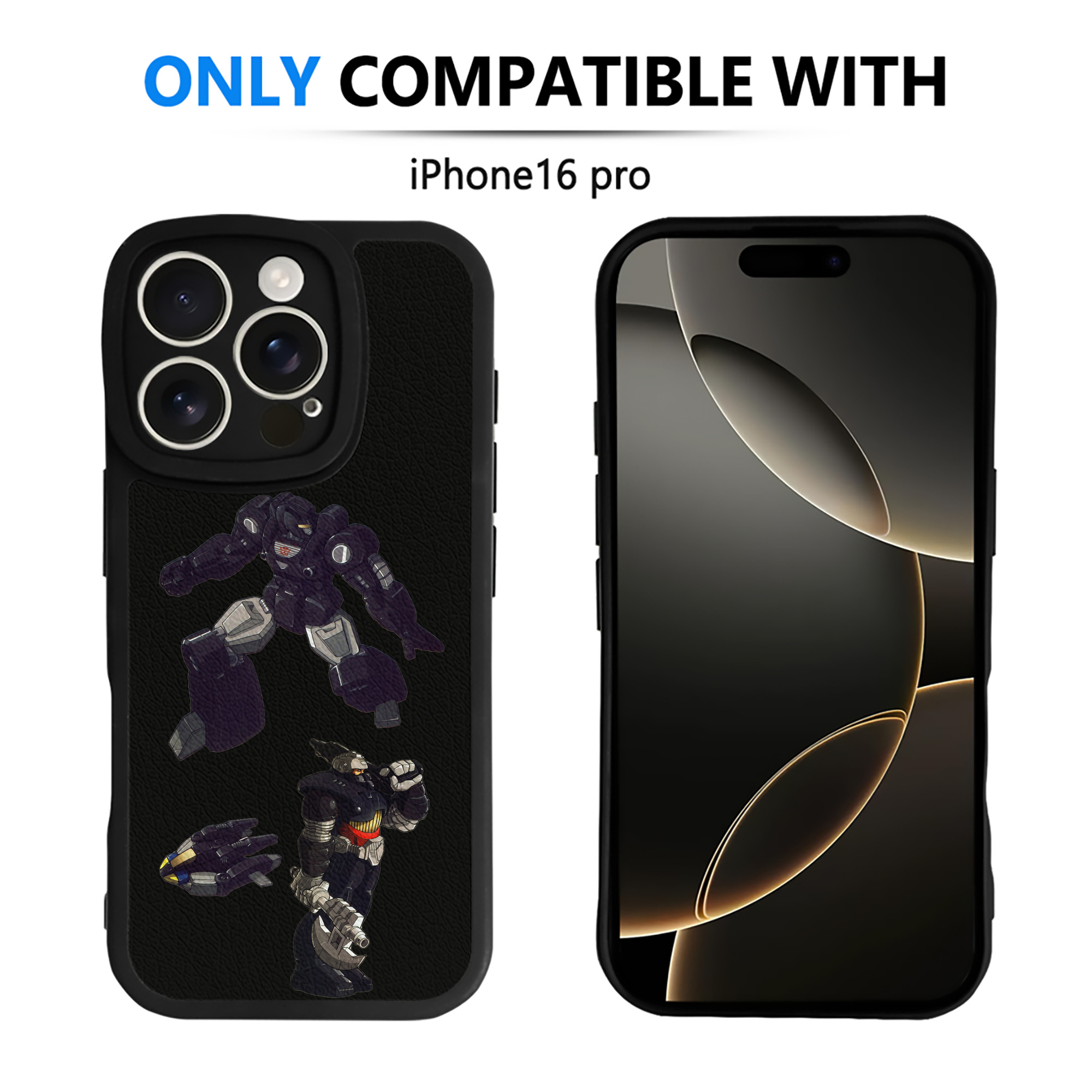 （画像用）  【iPhone 16シリーズ対応】シリコンスマホケース（レザー調） 材質：シリコン